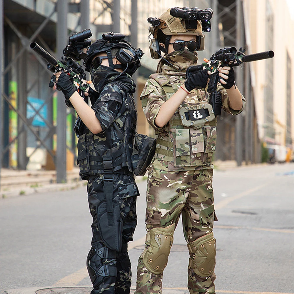 Disfraz táctico militar infantil camuflaje fuerzas especiales - imagen 2