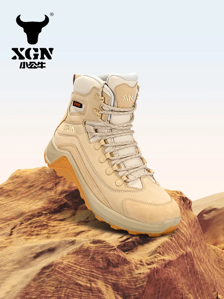 XGN Botas senderismo impermeables piel de vaca para trekking - imagen 4
