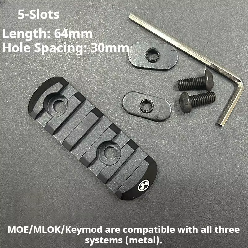 Adaptador carril Picatinny 20mm MLOK MOE Keymod nylon metal nido abeja