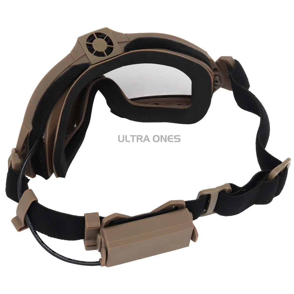 CS Gafas tácticas antivaho con microventilador, a prueba de polvo - imagen 3