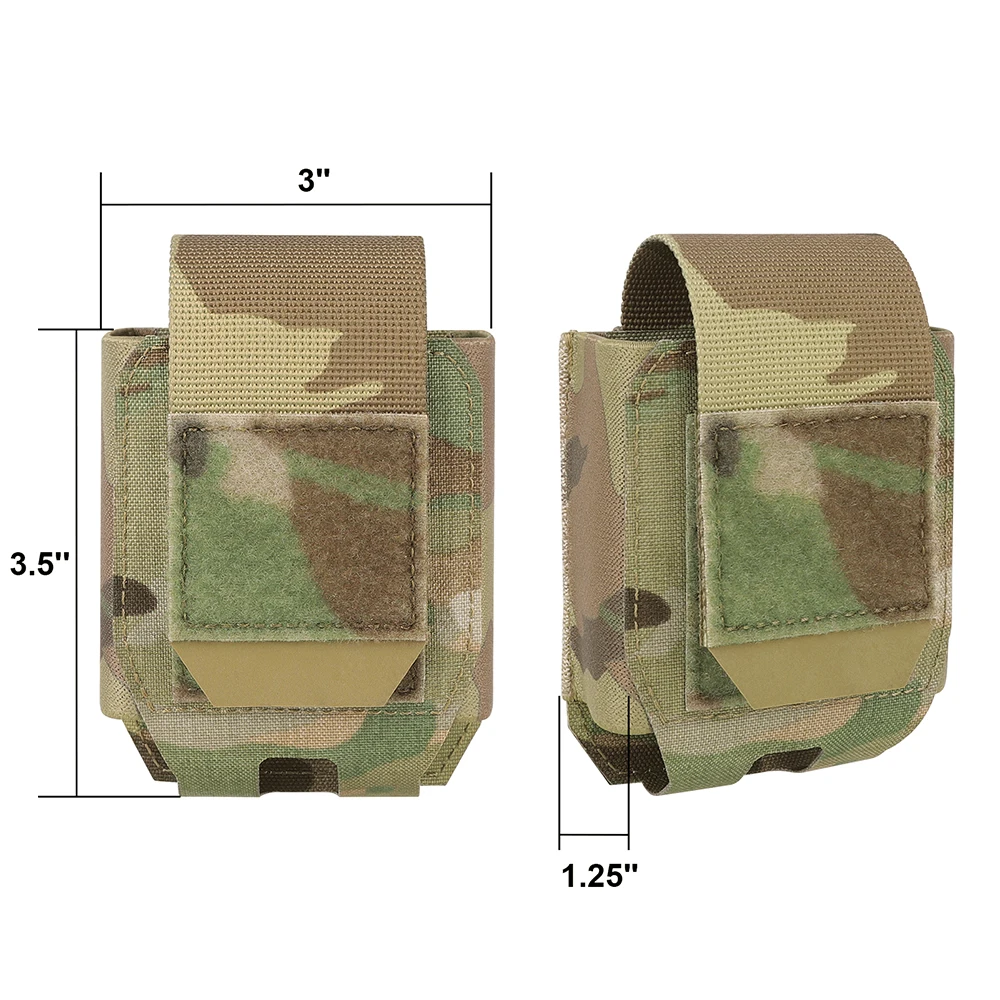 KRYDEX Bolsa para esposas MOLLE perfil bajo modular, PALS - imagen 4