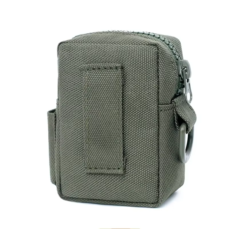 Bolsa táctica MOLLE para móvil en uso