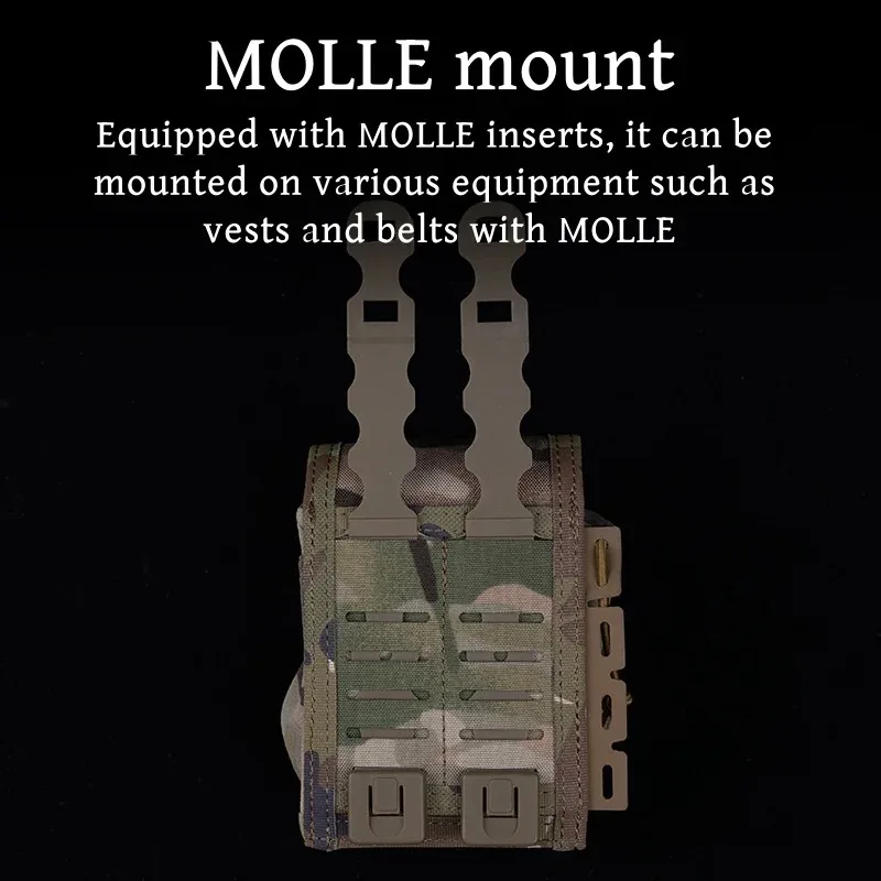 Bolsa IFAK MOLLE táctica de liberación rápida para botiquín exterior