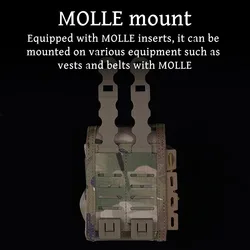 Bolsa IFAK MOLLE táctica de liberación rápida para botiquín exterior