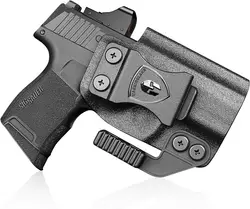 Funda IWB Kydex Sig P365 con garra y cinturilla interior derecha