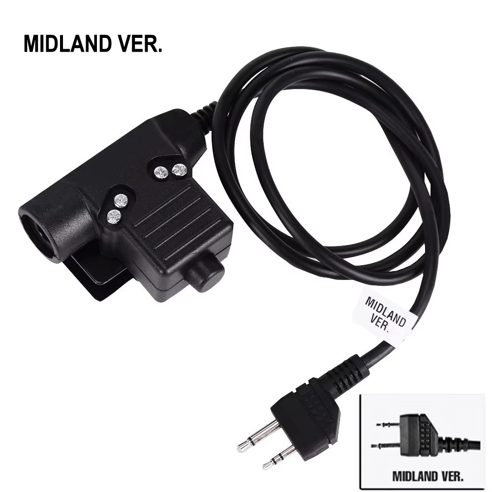 Adaptador PTT para auriculares tácticos compatible Kenwood Icom - imagen 5