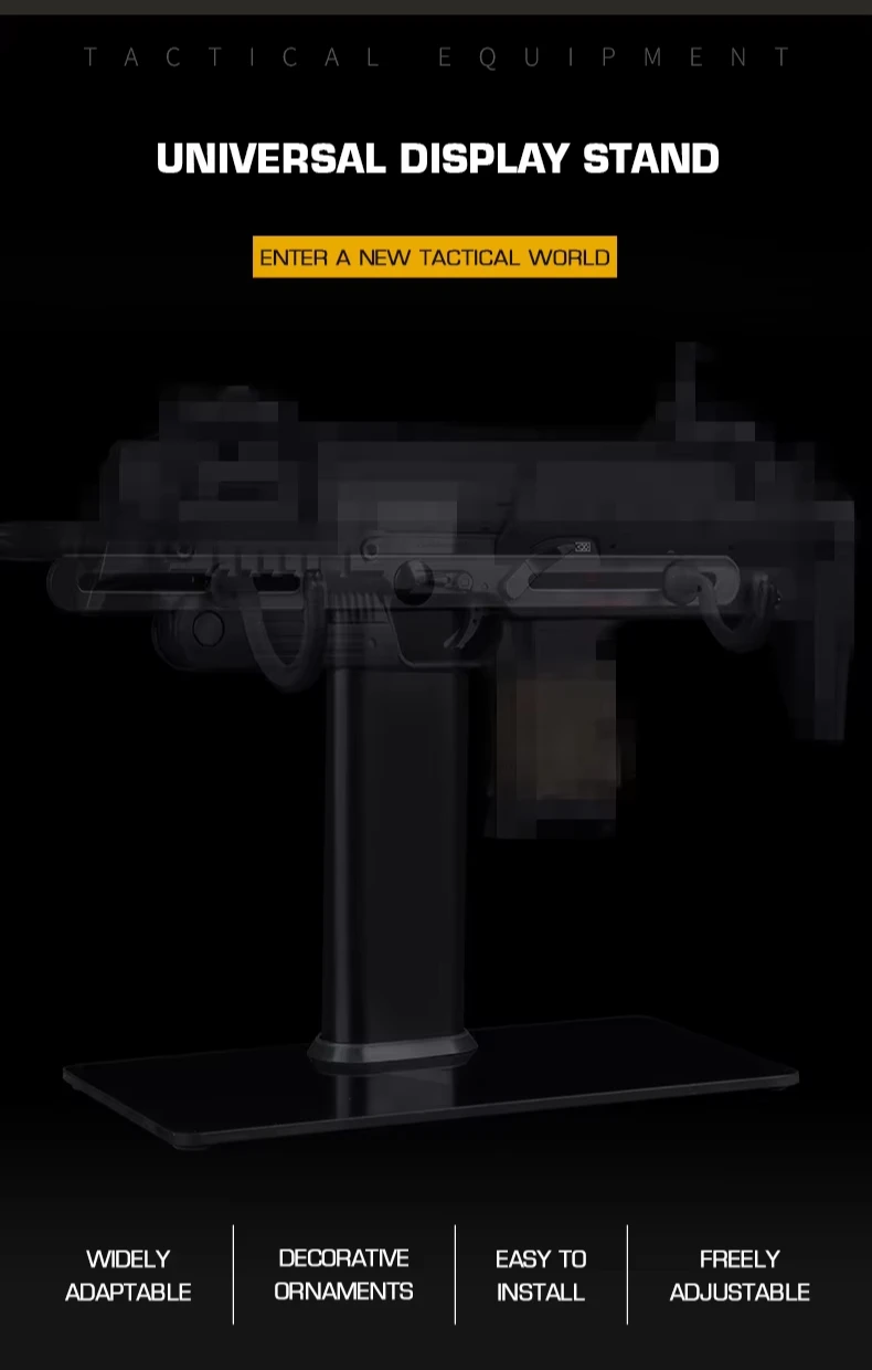 Soporte de pared con ganchos para rifles