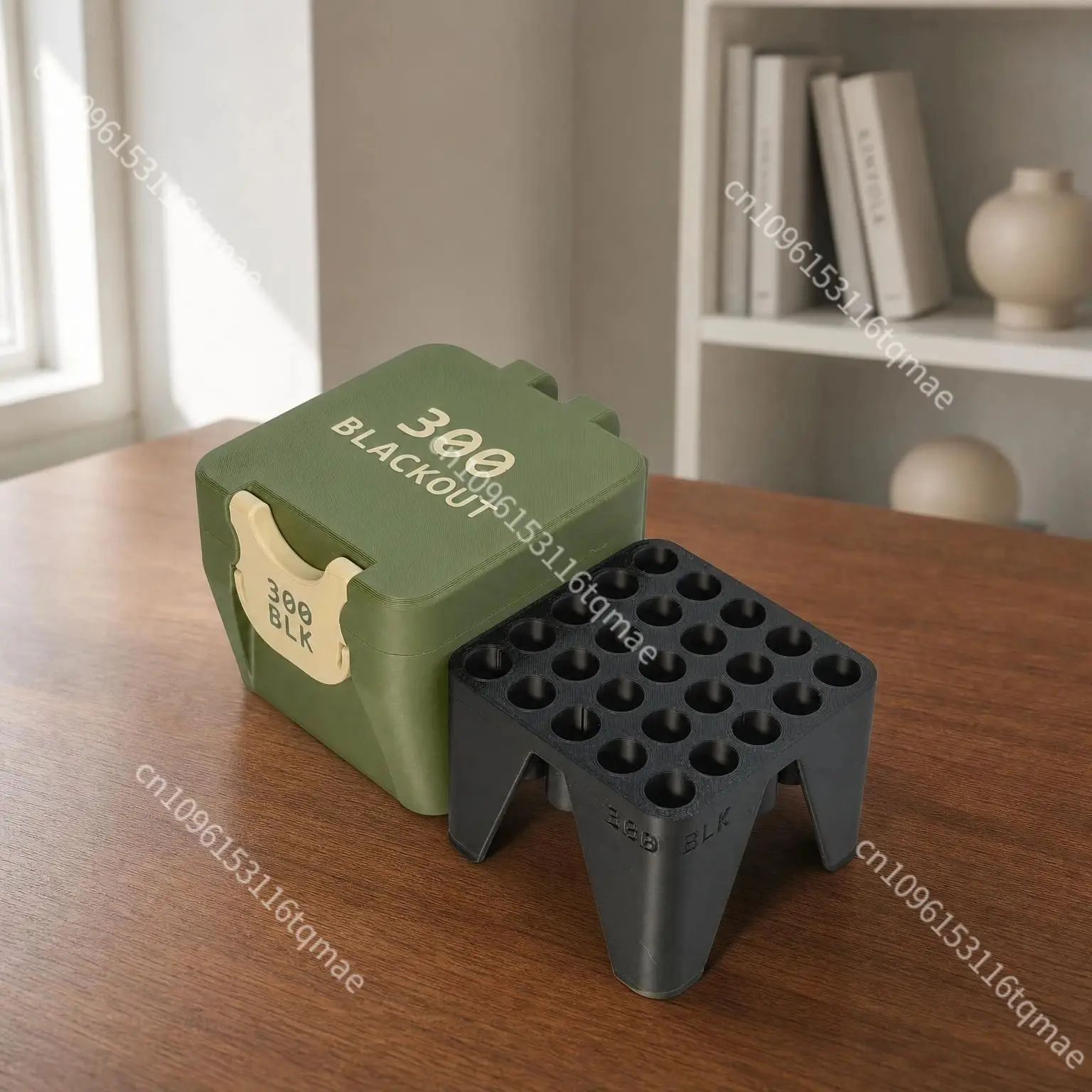 Caja de almacenamiento de munición 300 Blackout para escritorio - imagen 2