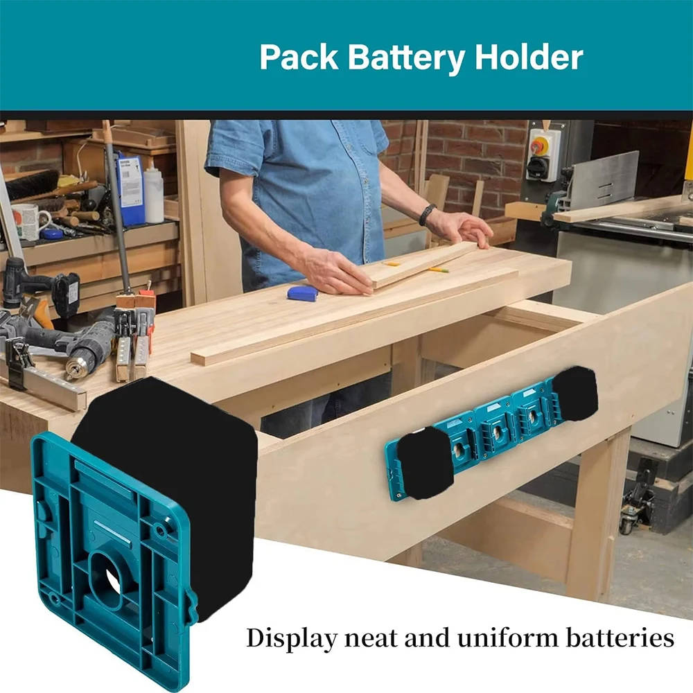 Soporte baterías Makita Bosch 18V – Adaptador universal - imagen 5
