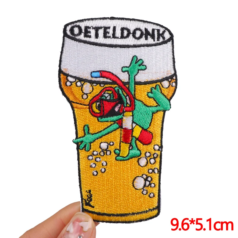 Parche bordado Oeteldonk – Emblema carnaval termoadhesivo - imagen 5
