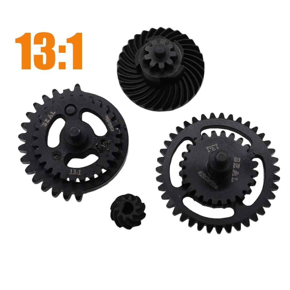 Engranajes AEG de acero huecos con bisel espiral para airsoft - imagen 5