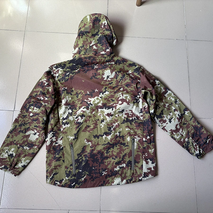 Chaqueta táctica impermeable cortavientos camuflaje italiano