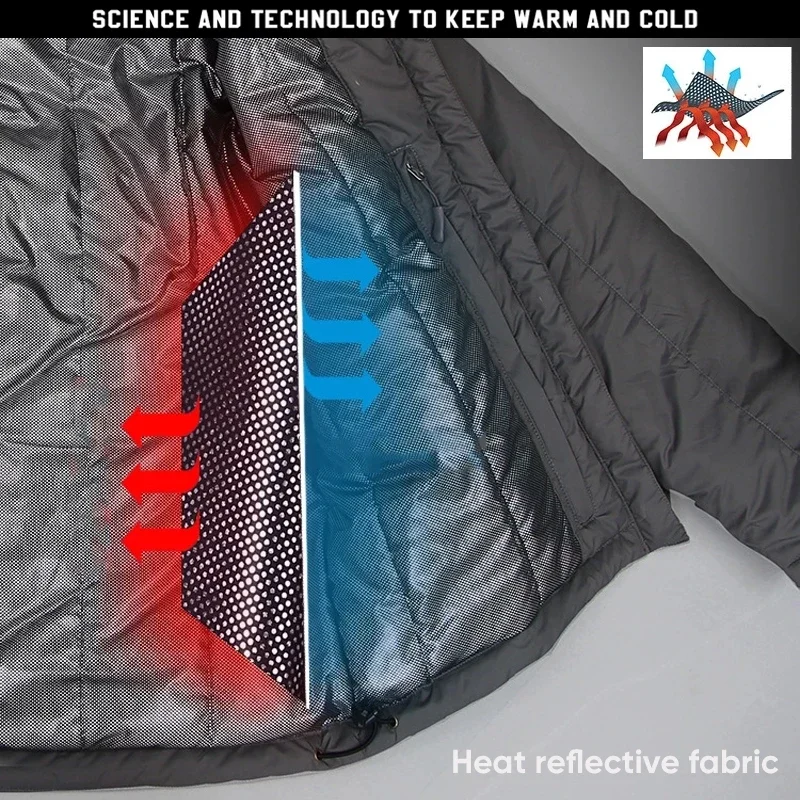 Chaqueta táctica de invierno impermeable cortavientos hombre - imagen 3