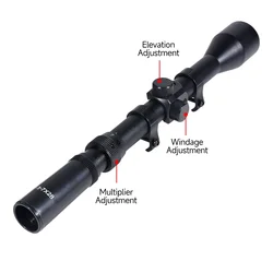 Mira telescópica táctica para rifle de caza con óptica réflex