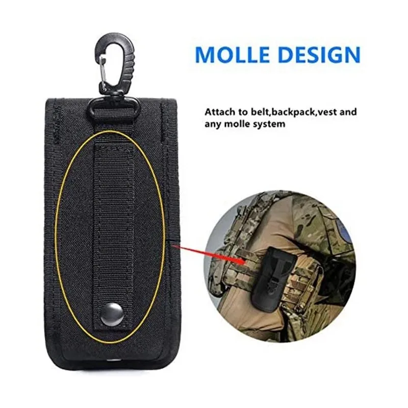 Estuche rígido MOLLE para gafas de sol – Senderismo y caza - imagen 4