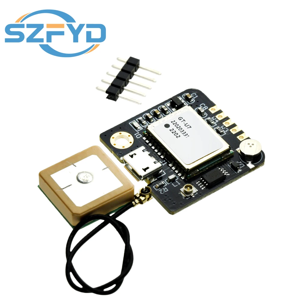 Módulo GPS GT-U7 compacto para proyectos de seguimiento