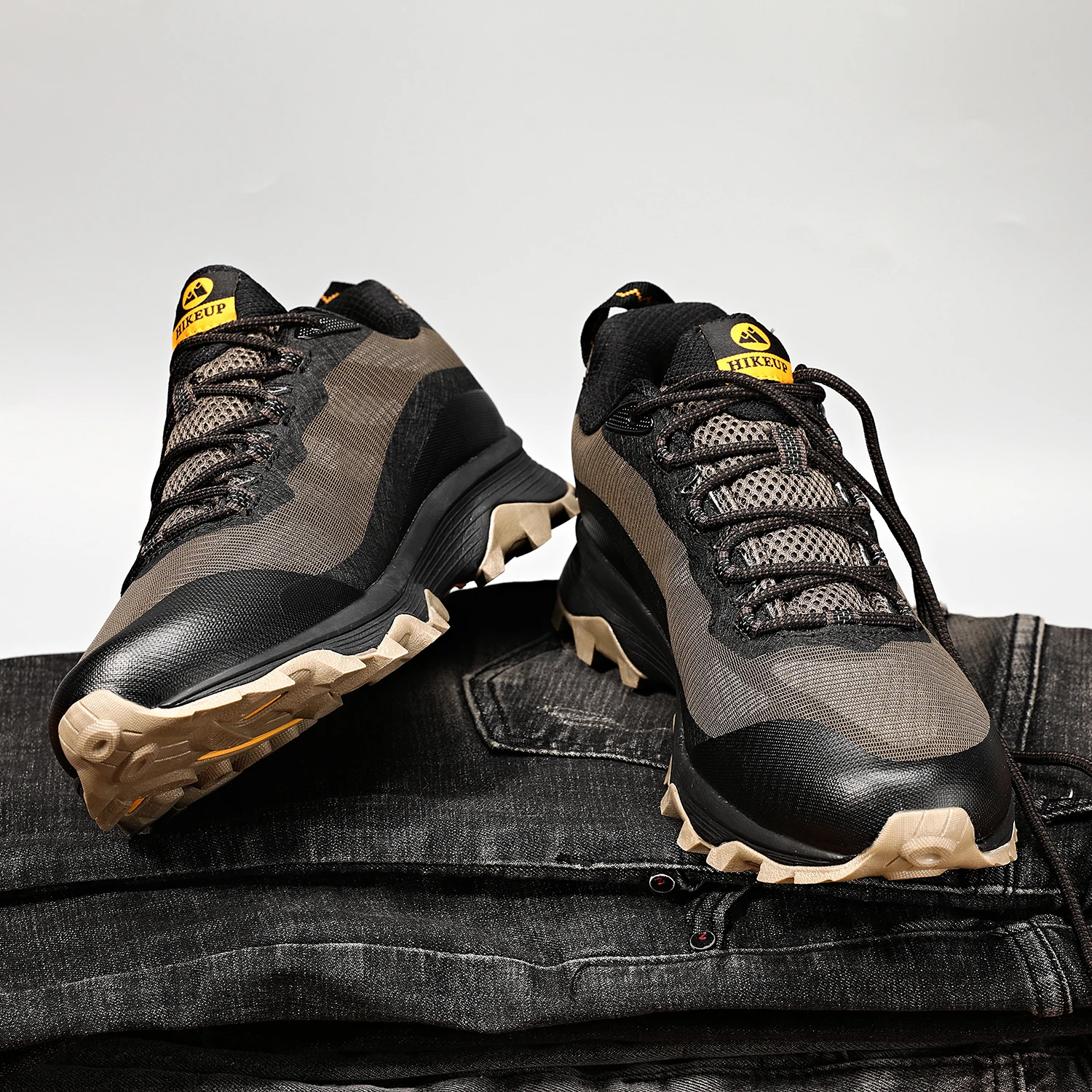 HIKEUP zapatillas de senderismo antideslizantes para hombre y mujer - imagen 5