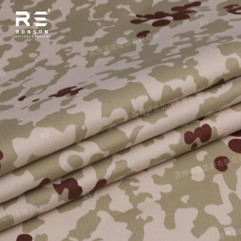 Tela Cordura táctica recubierta PU camuflaje desierto - imagen 4