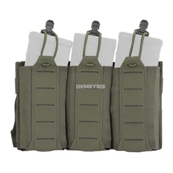 Portacargador táctico MOLLE elástico para rifle, chaleco de caza