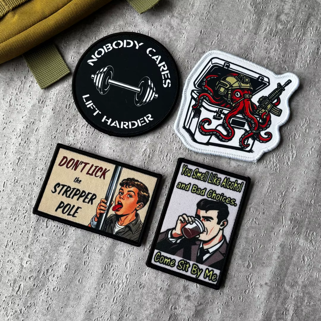 Parche táctico emblema militar con gancho y bucle para chaleco - imagen 3