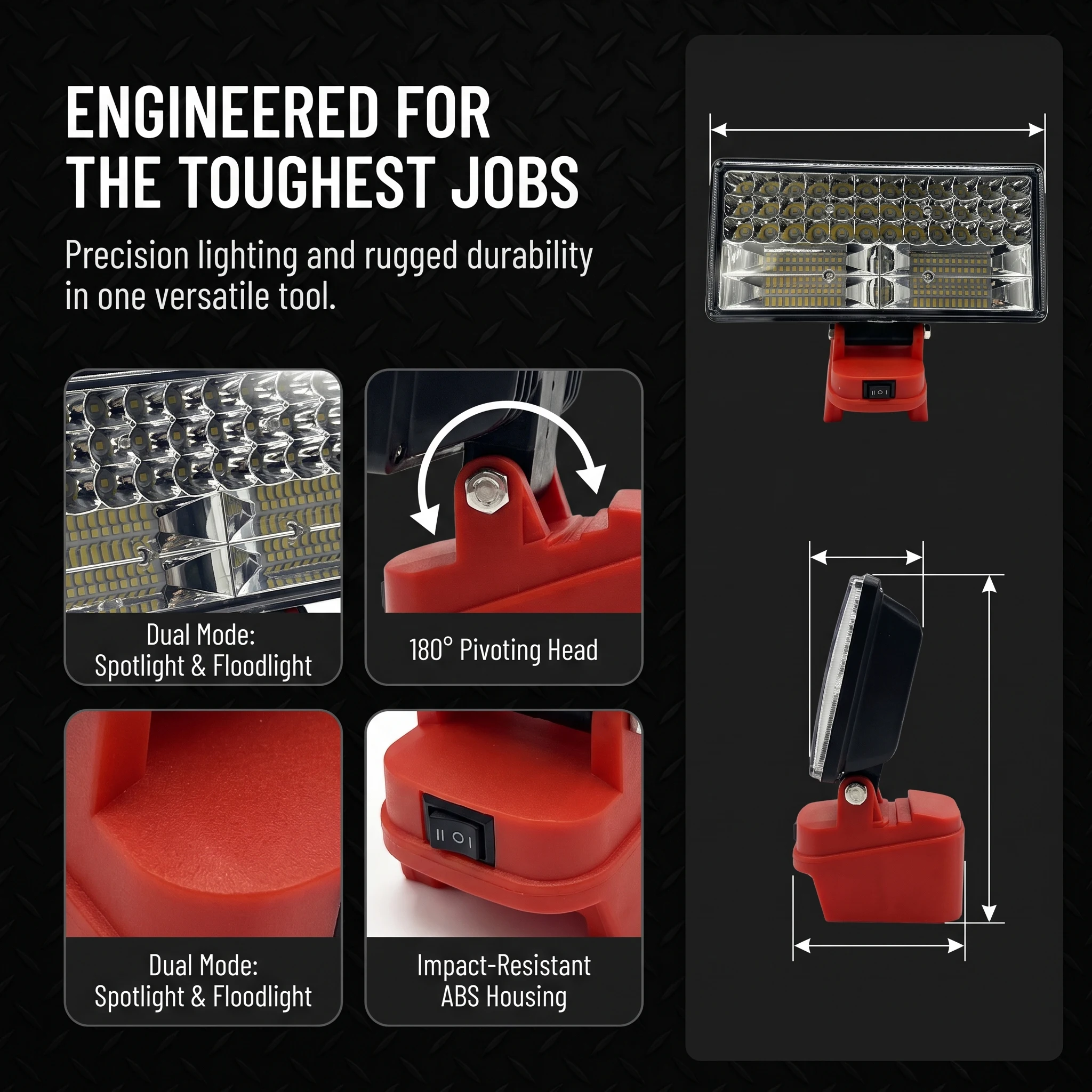 Milwaukee M18 lámpara de trabajo LED inalámbrica USB doble