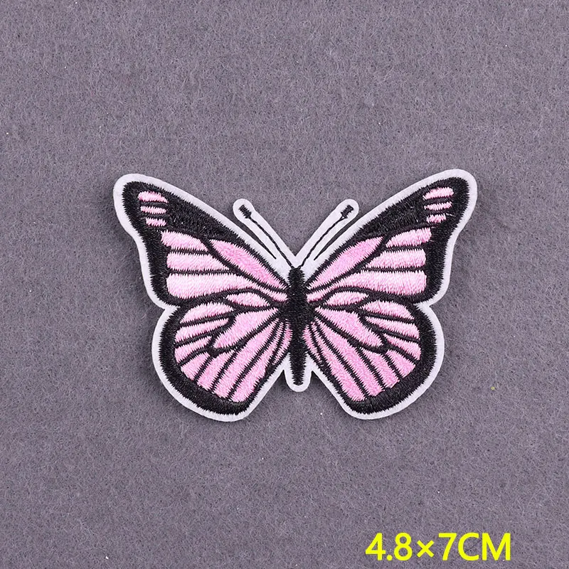 Parche mariposa rosa 3