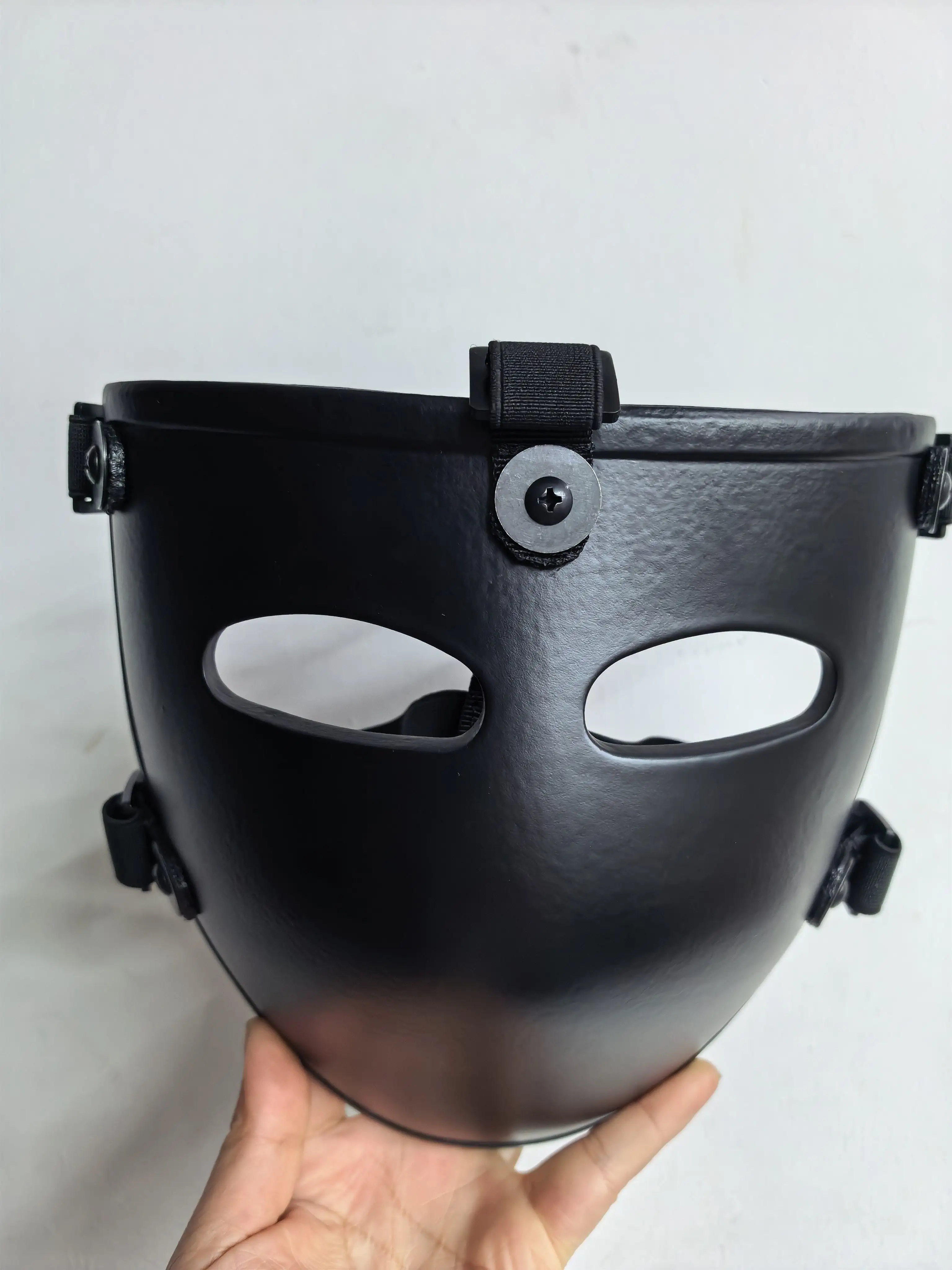 Máscara táctica antibalas de aramida con visera media cara completa - imagen 5