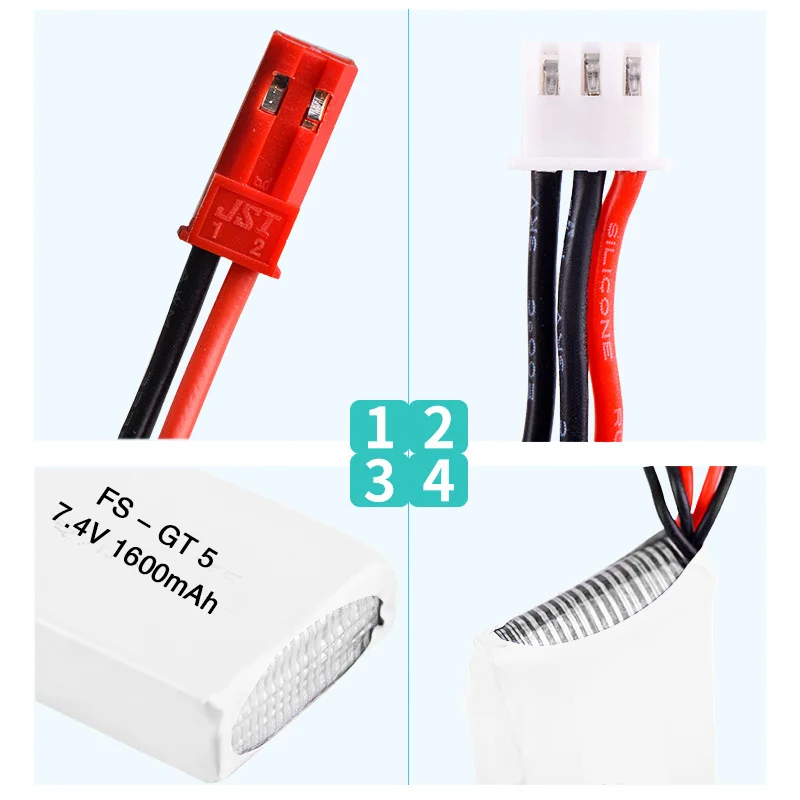 Batería Lipo 7,4V 1600mAh