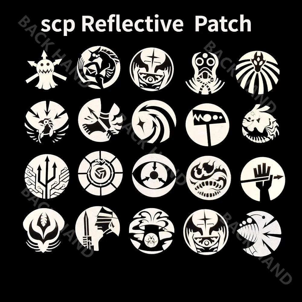 Parche SCP Foundation reflectante táctico