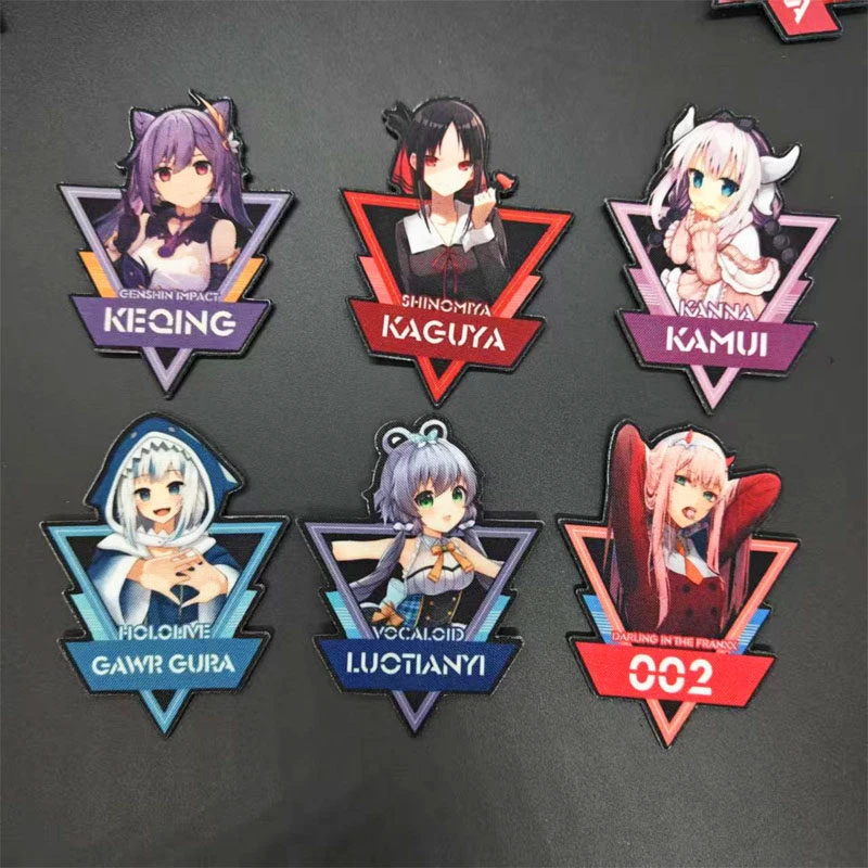 Parche táctico bordado anime Asuka Rem Shizuke para chaqueta - imagen 3
