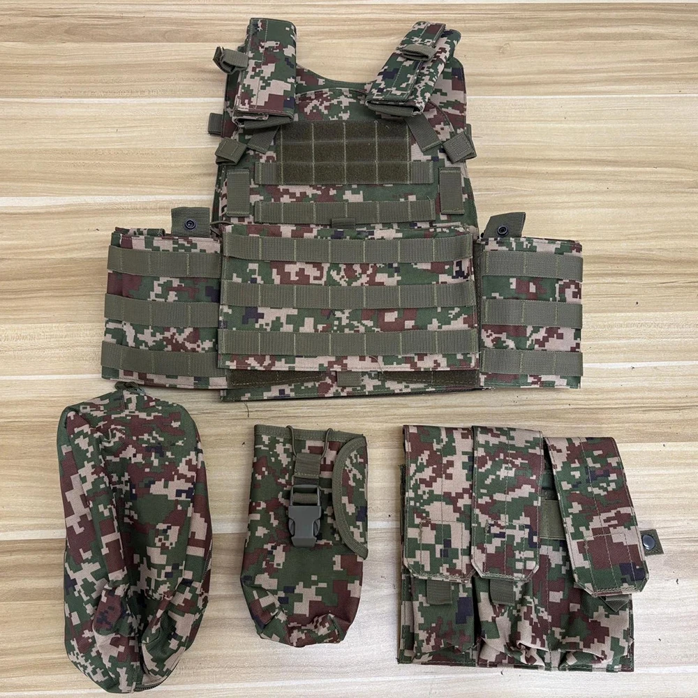 Chaleco táctico camuflaje español caza aire libre liberación rápida - imagen 4