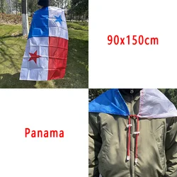Bandera de Panamá tipo chal de poliéster para interior y exterior