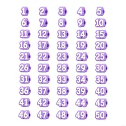 Juego marcadores para lápiz numerados de funda cubierta escolar