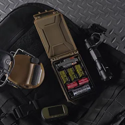 Porta baterías táctico MOLLE impermeable modular para chalecos