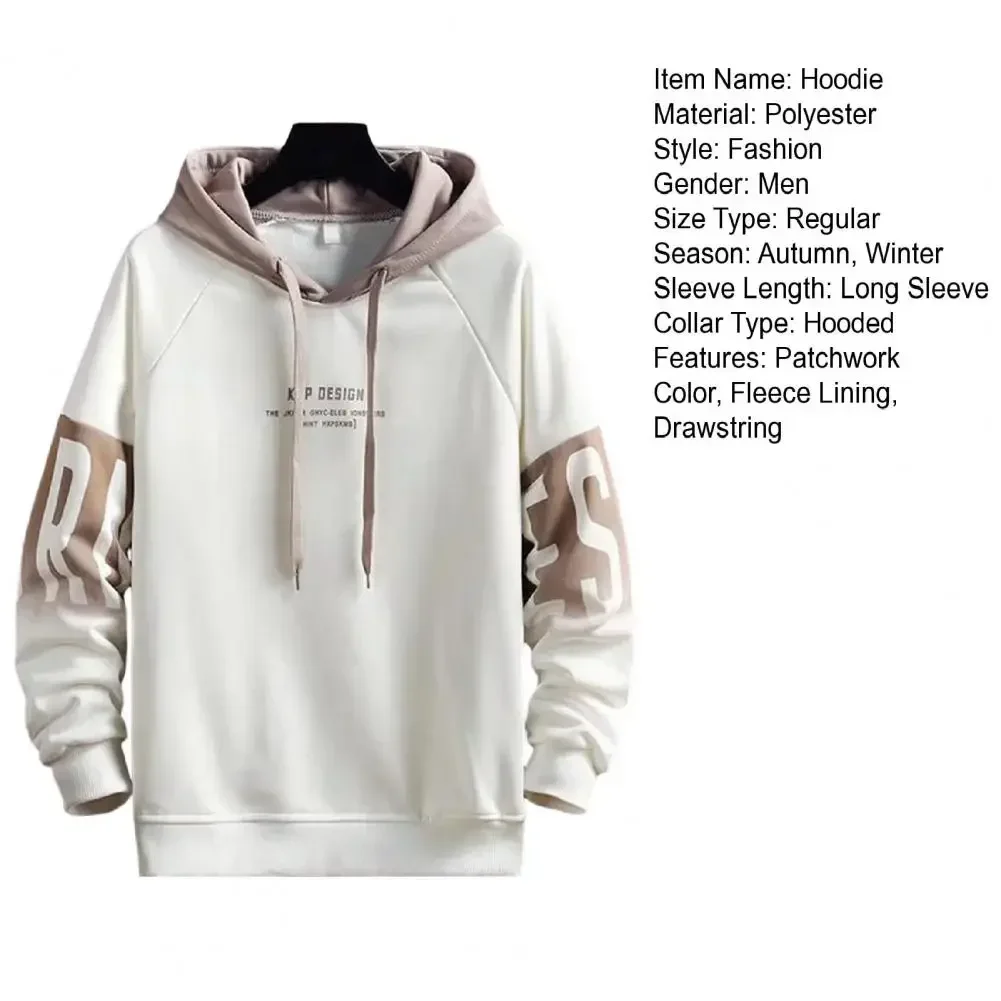 Jersey sudadera transpirable de invierno con capucha forro de felpa para hombre