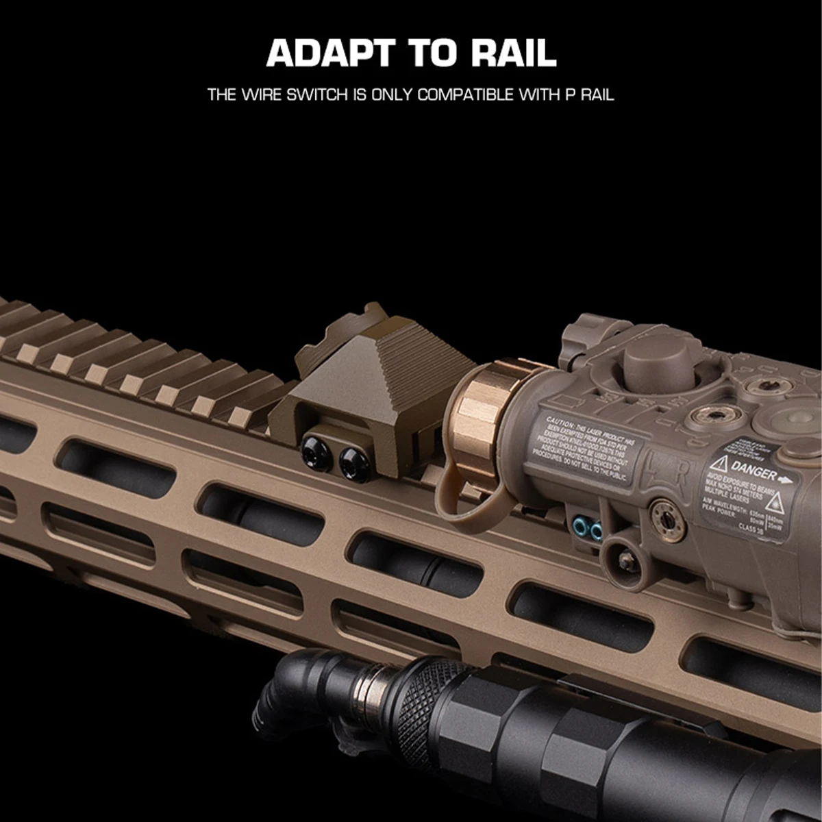 Interruptor presión remota UN Metal 2,5mm para Airsoft CS - imagen 3