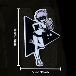 Parche táctico gancho y bucle anime chica waifu para ropa