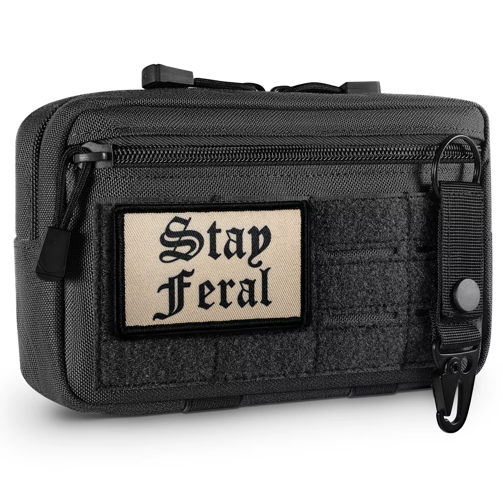 Parche táctico Stay Feral con velcro 5x7 cm - imagen 4