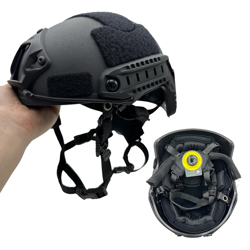 Casco rápido Airsoft MH visión frontal