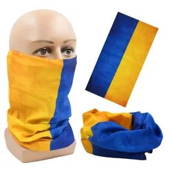 Pañuelo multifuncional sin costuras bandera Ucrania cortavientos