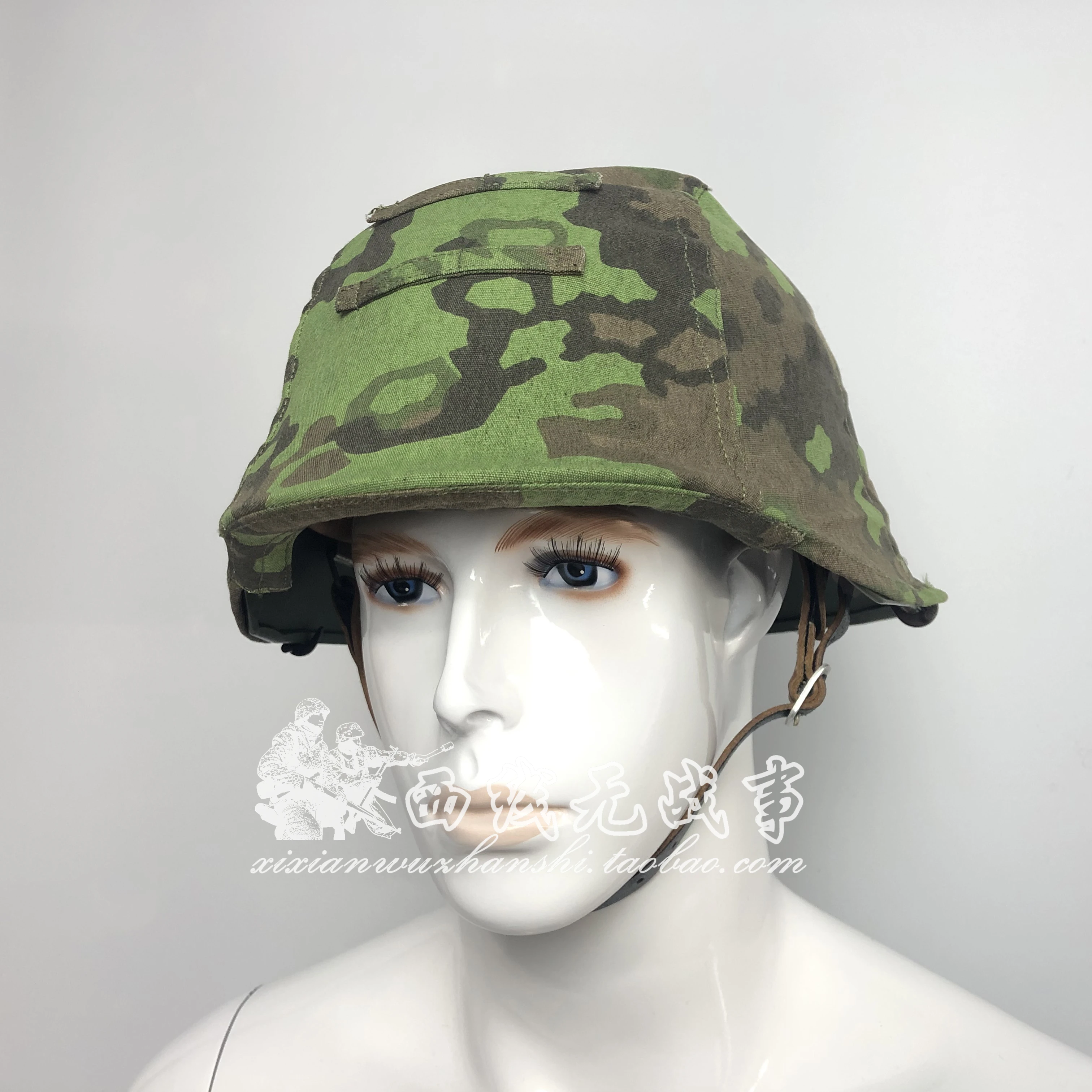 DOT44 Cubierta táctica de casco camuflaje guisante alemán - imagen 5
