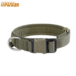 Collar táctico para perro de nailon ajustable – Pastor Alemán