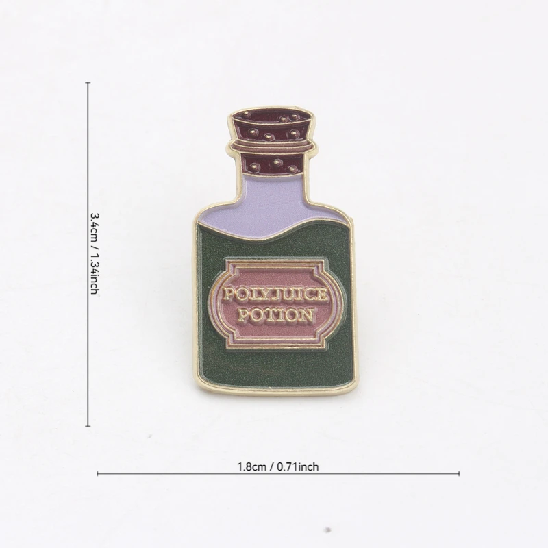 Pin esmaltado Harry Potter vintage – Broche poción mágica - imagen 3