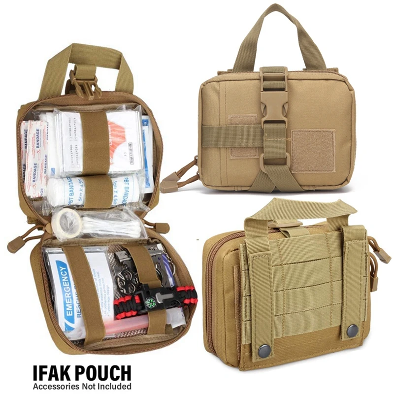 Bolsa médica EMT MOLLE desmontable para primeros auxilios - imagen 5