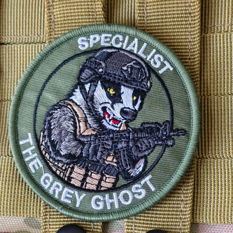 Parche bordado táctico Honeypot con velcro MOLLE para chaleco - imagen 5