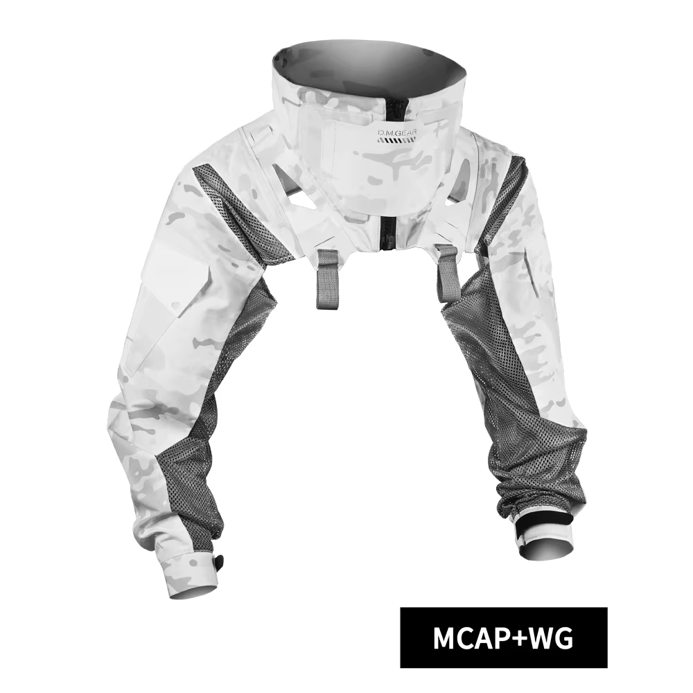 DMgear Chaqueta táctica camuflaje manga larga con sistema MOLLE - imagen 4