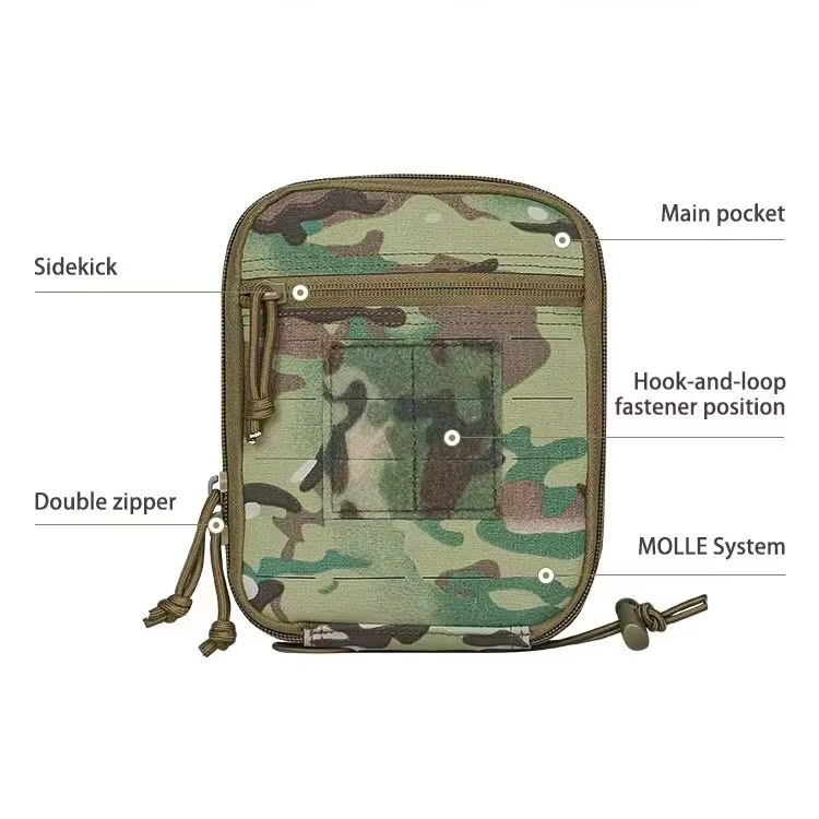 Bolsa táctica modular MOLLE de nylon resistente al desgaste expandible - imagen 5