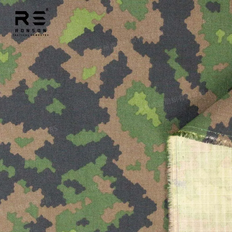 Tela ripstop NYCO camuflaje finlandés para uniformes tácticos - imagen 3