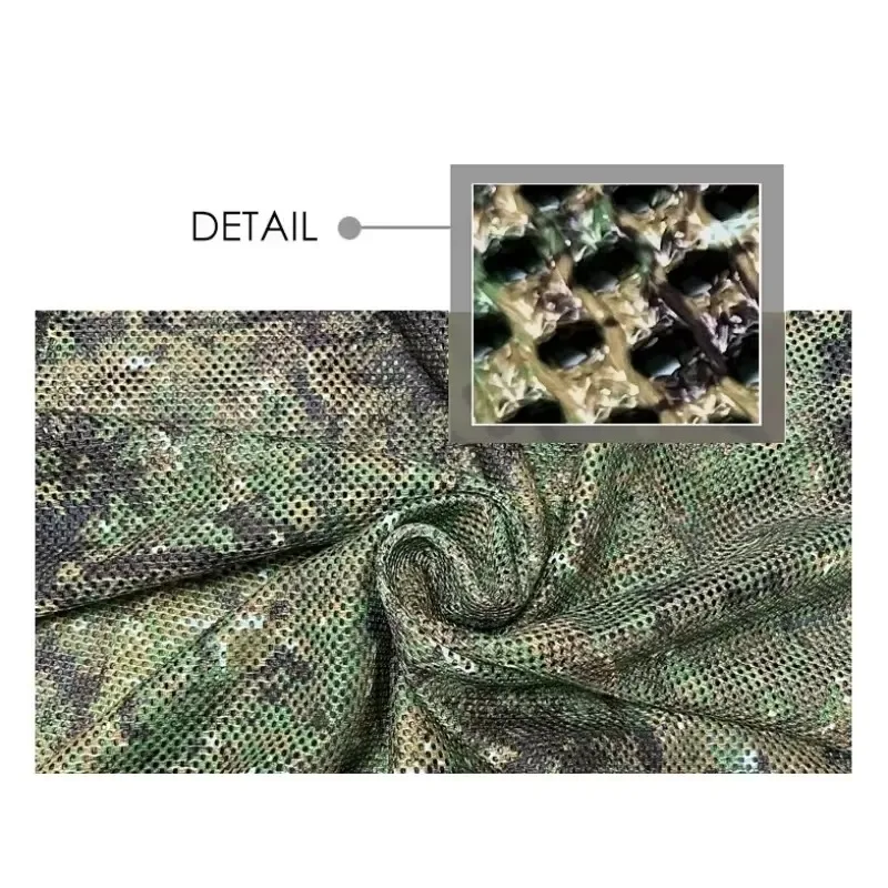 Pencott Greenzone tela ghillie de malla camuflaje para casco - imagen 2