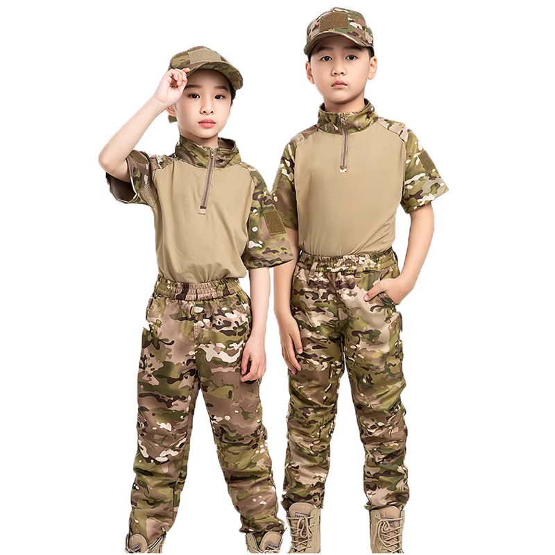 Traje táctico Multicam infantil – Uniforme camuflado de combate para niño - imagen 4